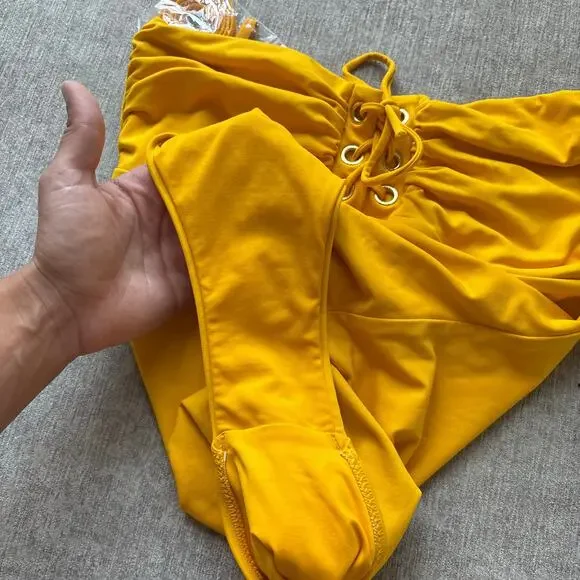 NWOT Melissa Odabash Beijing Swimsuit in Apricot - Picture 8 of 8